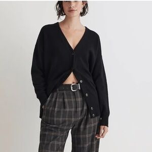 Madewell V-Neck Relaxed Cardigan